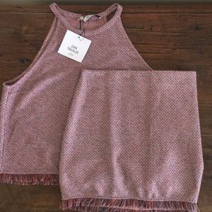 Zara matching Tank and Skirt. New with Tags.